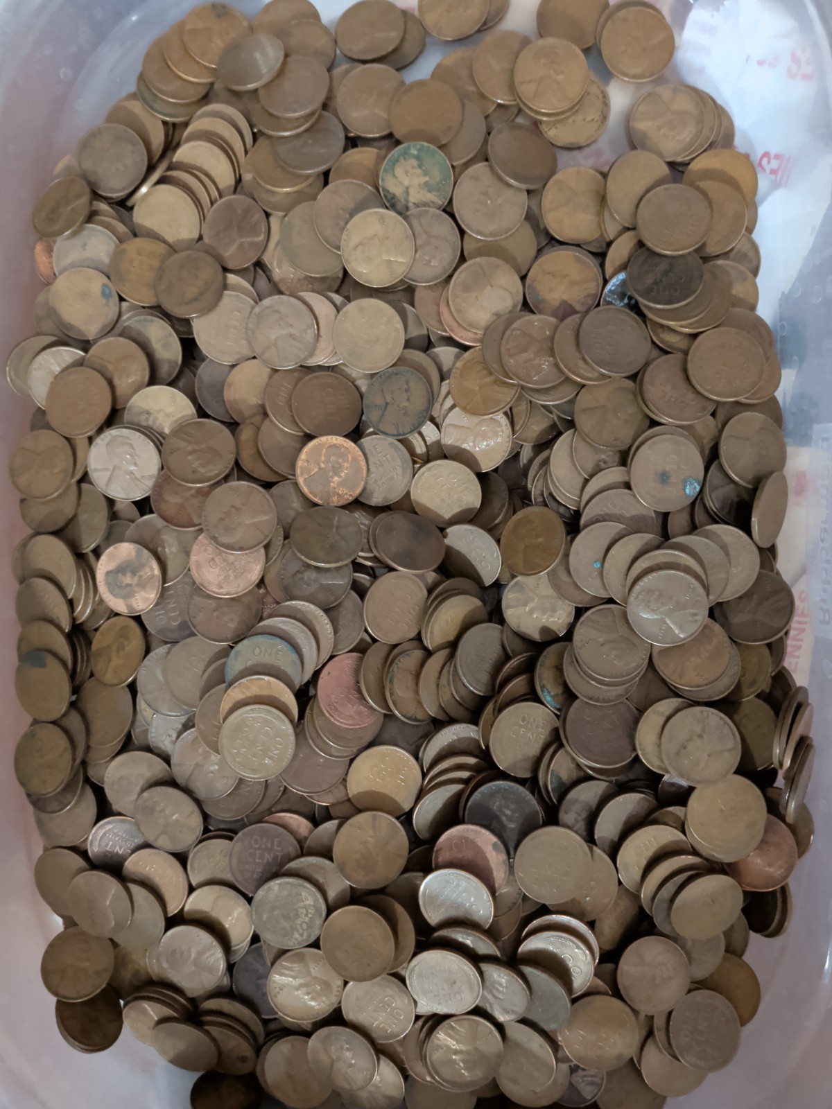 Large Lot Of Unsearched Wheat Pennies 1909 - 1958