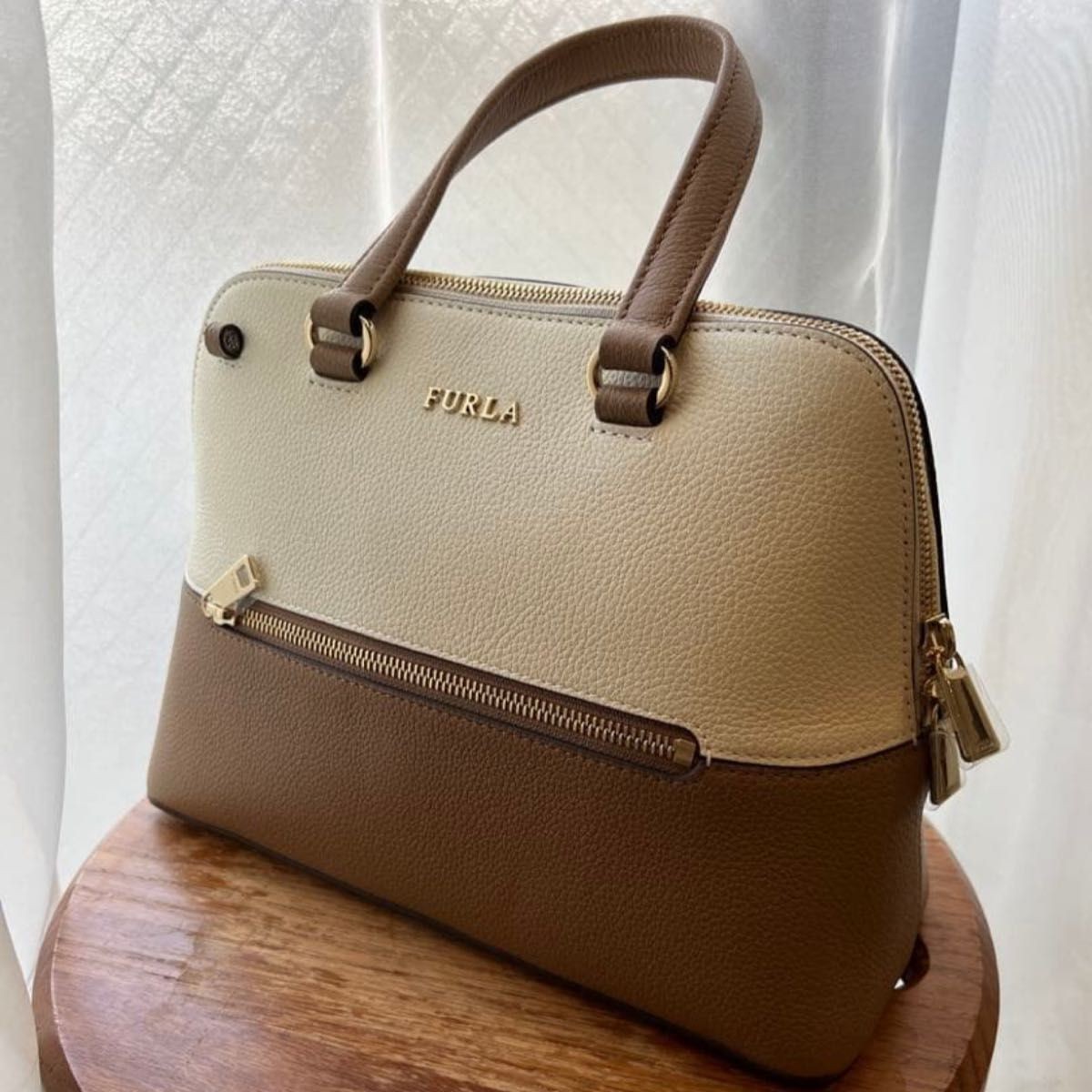 Brand newUnused FURLA Furla 2way Shoulder Bag Bicolor