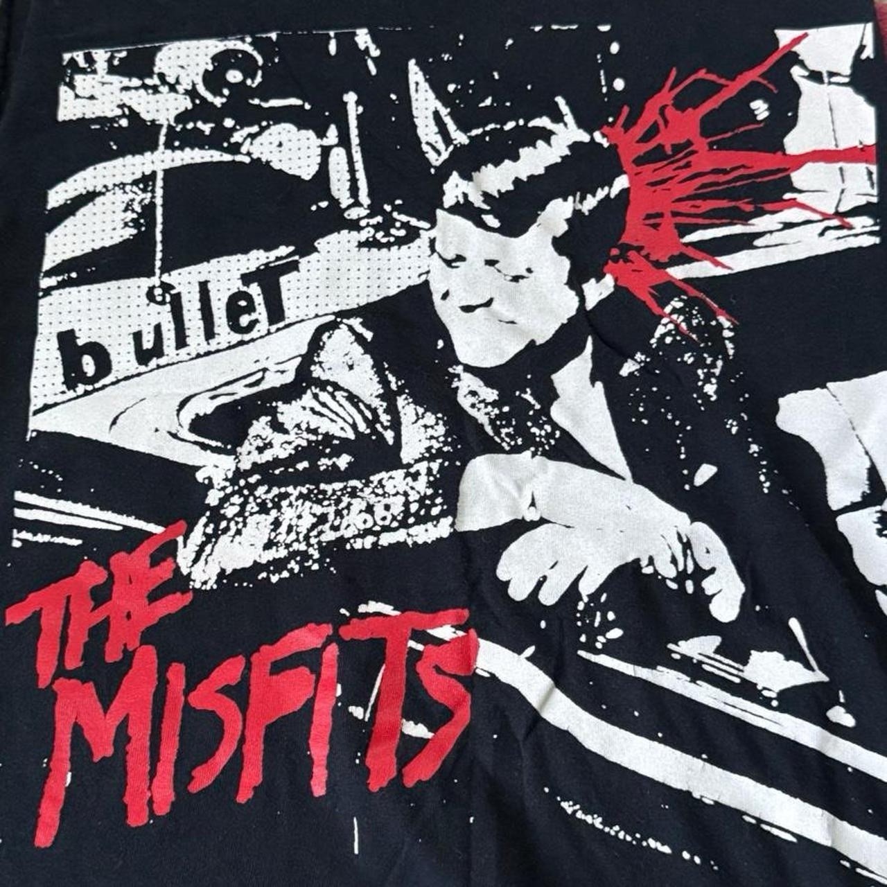 RARE The Misfits Band Tee Sleeveless Graphic JFK Assasination Bullet Size M