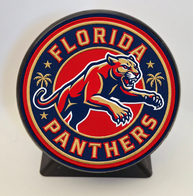 New 2026 Florida Panthers Hockey Puck With Stand