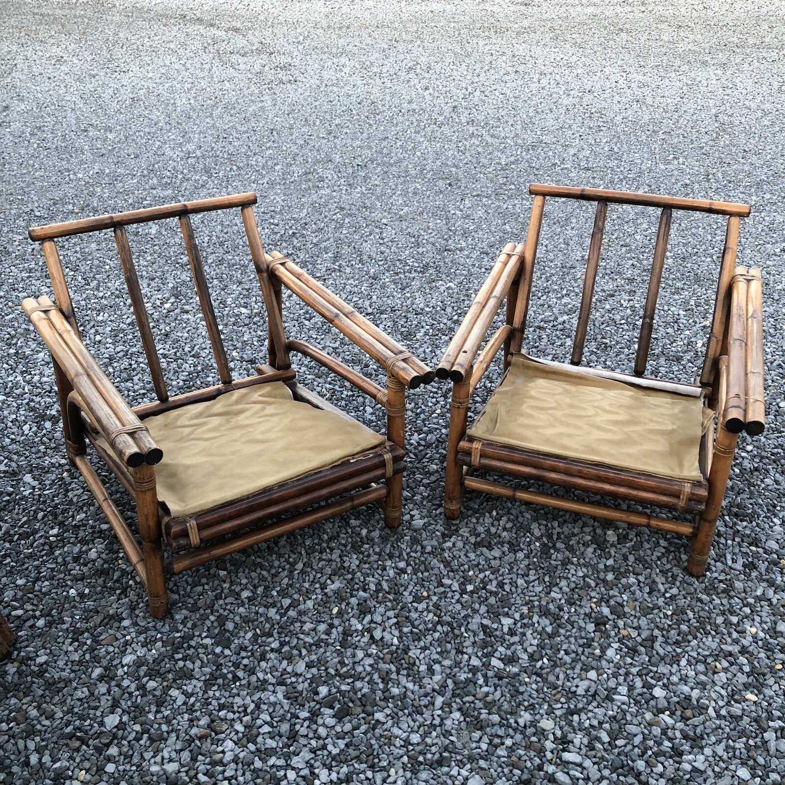 Antique Rattan Chair By J.B. Van Sciver Patio Porch Sunroom Vintage mid century Antique Rattan Chair By J.B. Van Sciver Patio Porch Sunroom Vintage mid century