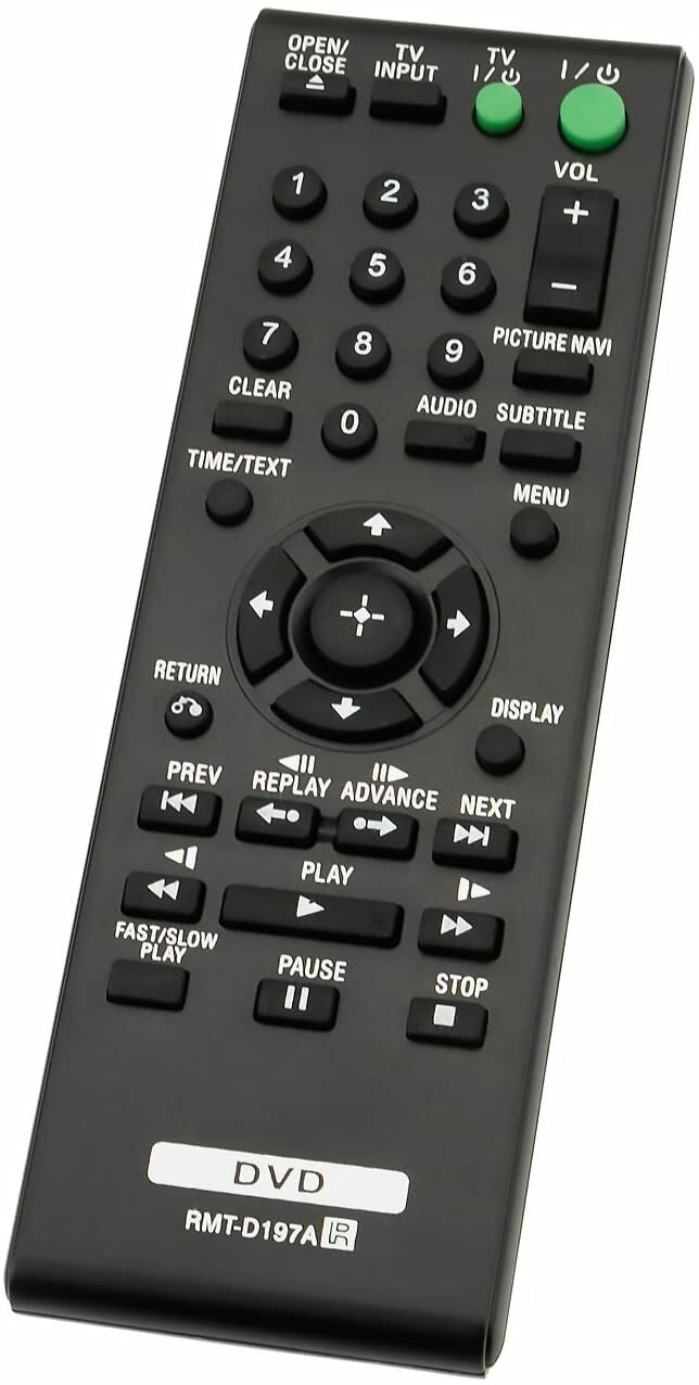 Replace REMOTE RMT-D197A For SONY DVP-SR210P DVP-SR510H DVPSR405P DVP-SR310P Replace REMOTE RMT-D197A For SONY DVP-SR210P DVP-SR510H DVPSR405P DVP-SR310P