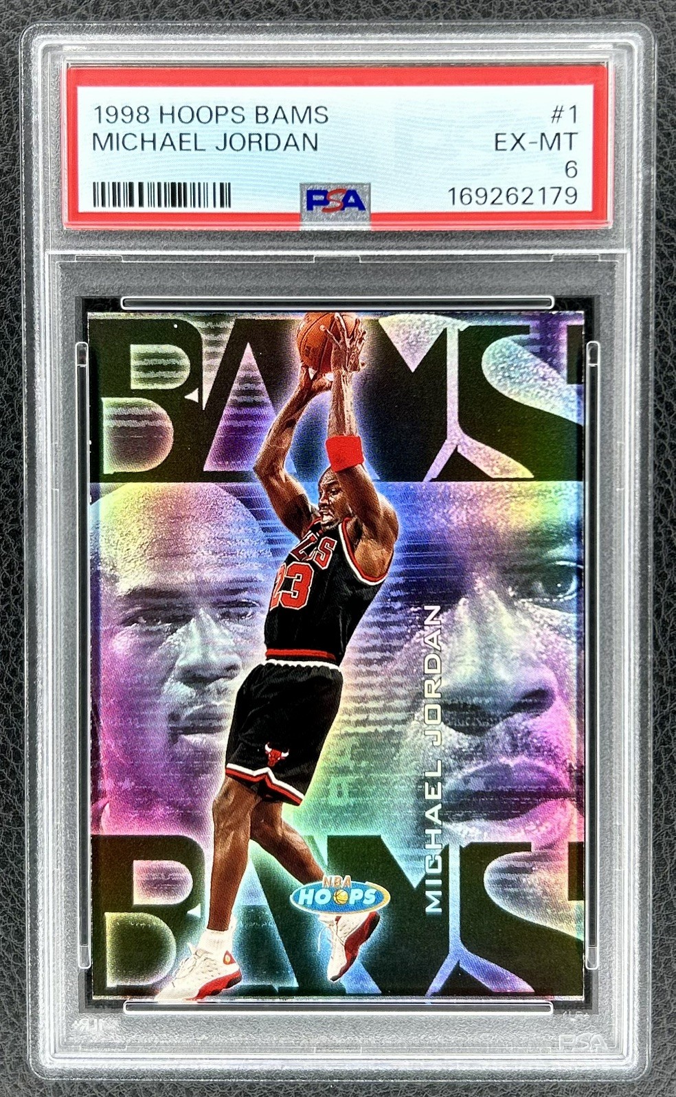 1998 Hoops Bams #1 Michael Jordan /250 PSA 6 1998 Hoops Bams #1 Michael Jordan /250 PSA 6