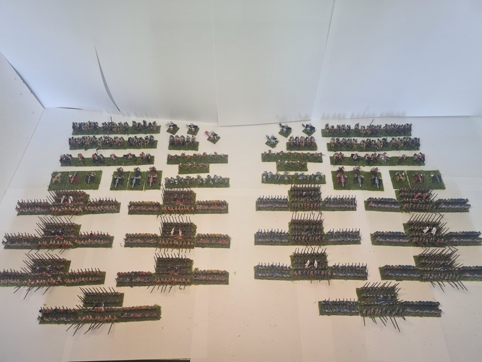 Epic Battles Pike & shotte - push of Pike Starter Set ECW Painted And Based