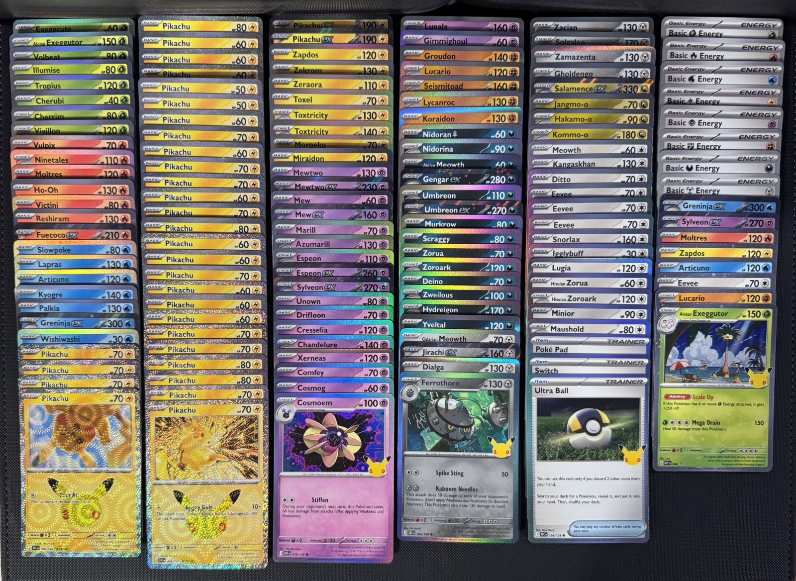 Pokemon 30th Celebration Complete Base Set Pikas, Holo’s, Ex’s, & Promos 142X NM Pokemon 30th Celebration Complete Base Set Pikas, Holo’s, Ex’s, & Promos 142X NM