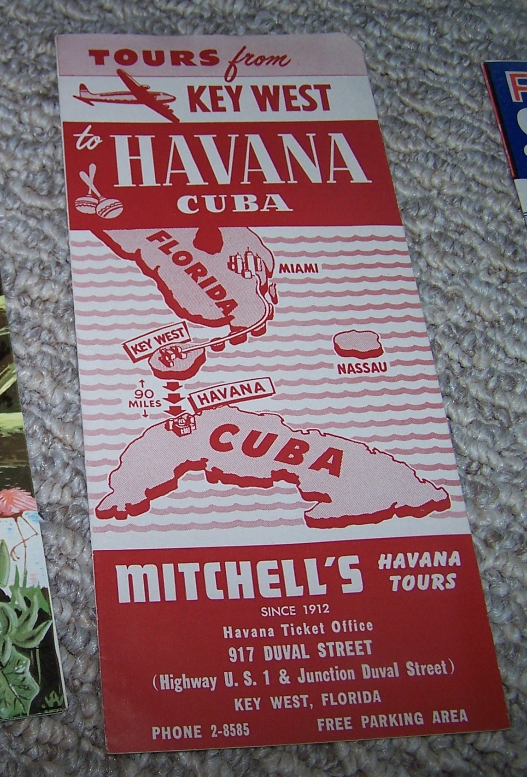 Vintage Tours From Key West To Havana Cuba Brochure Air Cruise Mitchells 1955 Vintage Tours From Key West To Havana Cuba Brochure Air Cruise Mitchells 1955