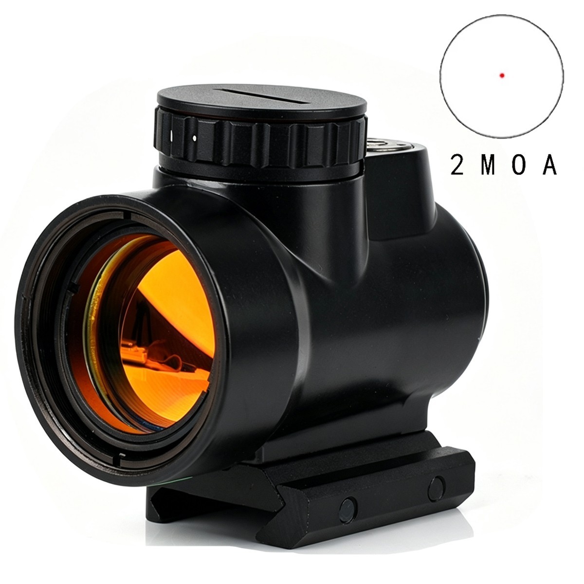 1X25MM Red Dot Sight 2 MOA Optical Reflex Red Dot Sight Lightweight Sturdy
