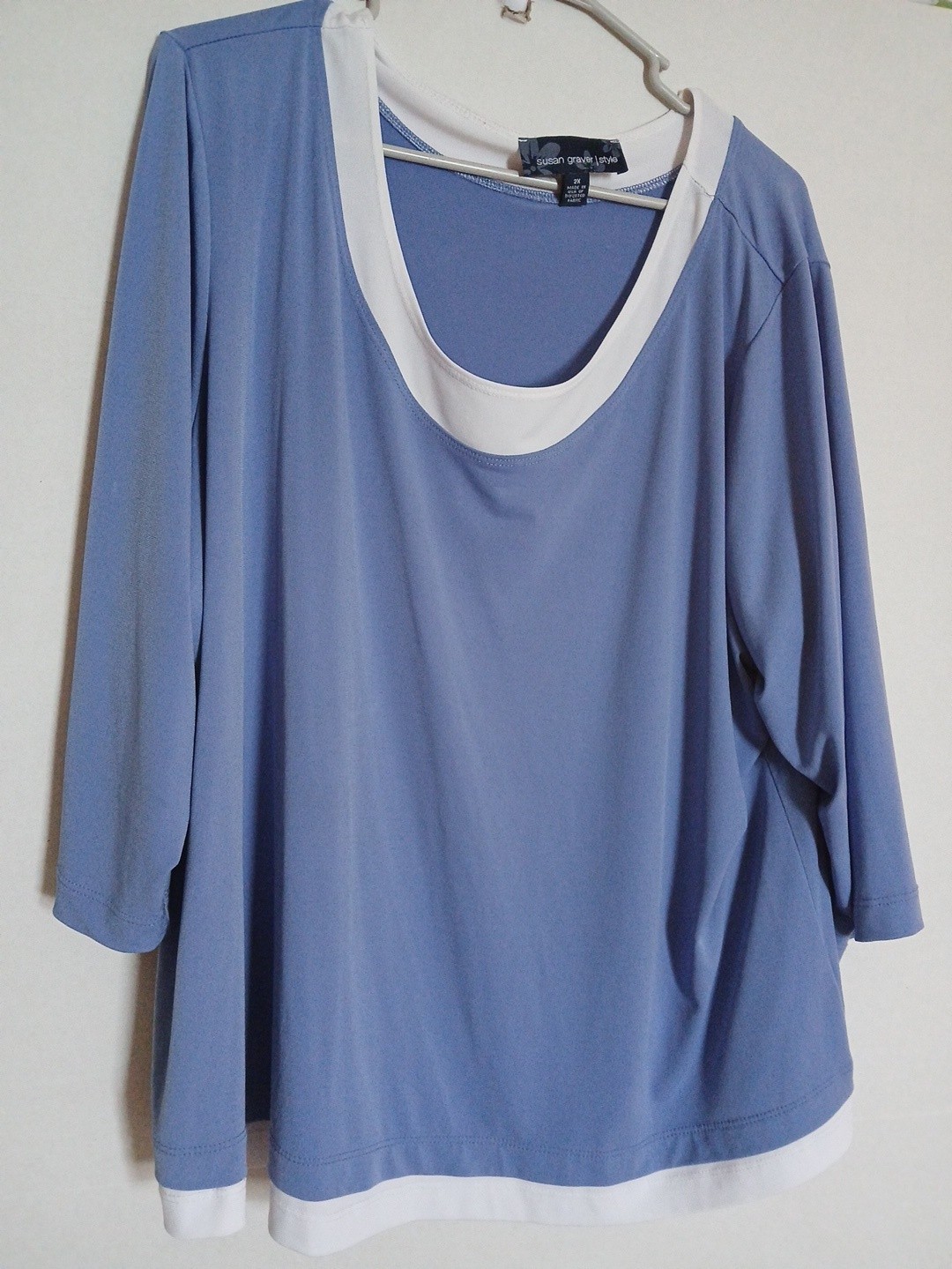 Susan Graver Top Size 2x Susan Graver Top Size 2x