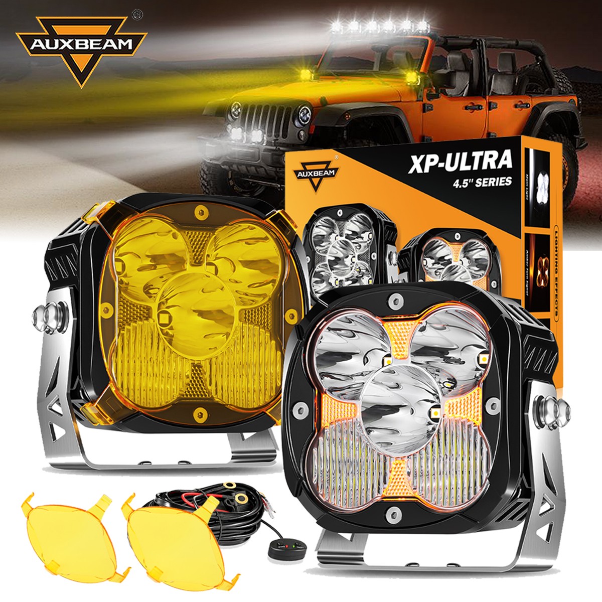 2x AUXBEAM 4.5\
