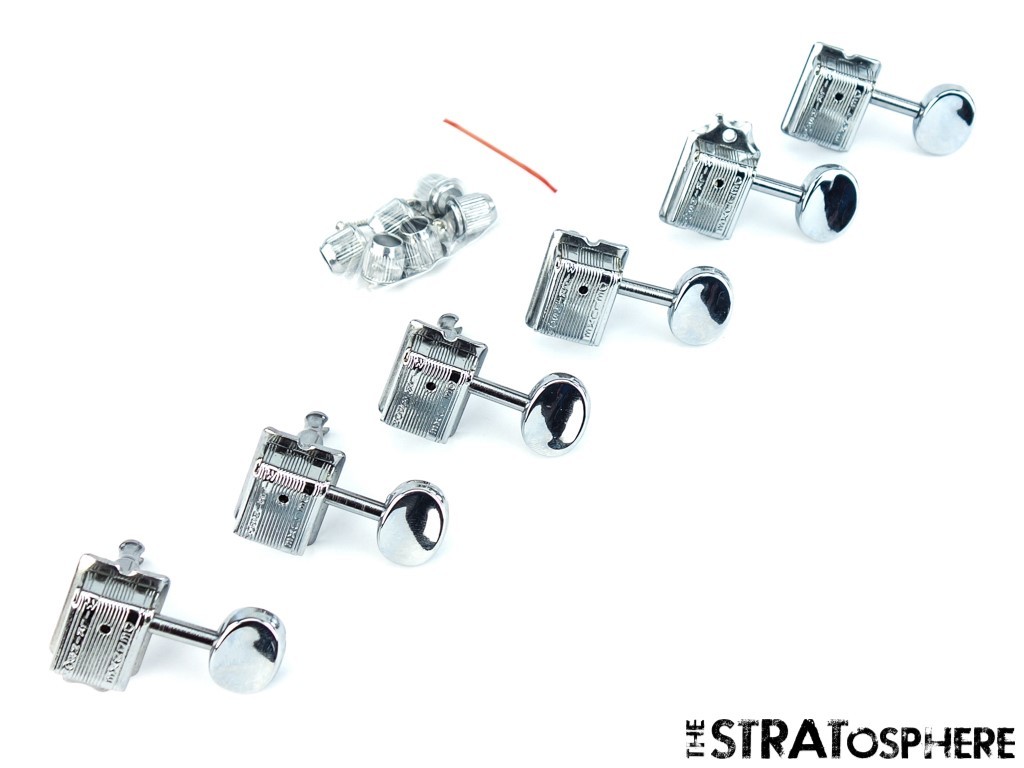 *NEW Wilkinson Deluxe 6 In Line TUNERS 15:1 Chrome WJ55CR *VINTAGE SPLIT POST*