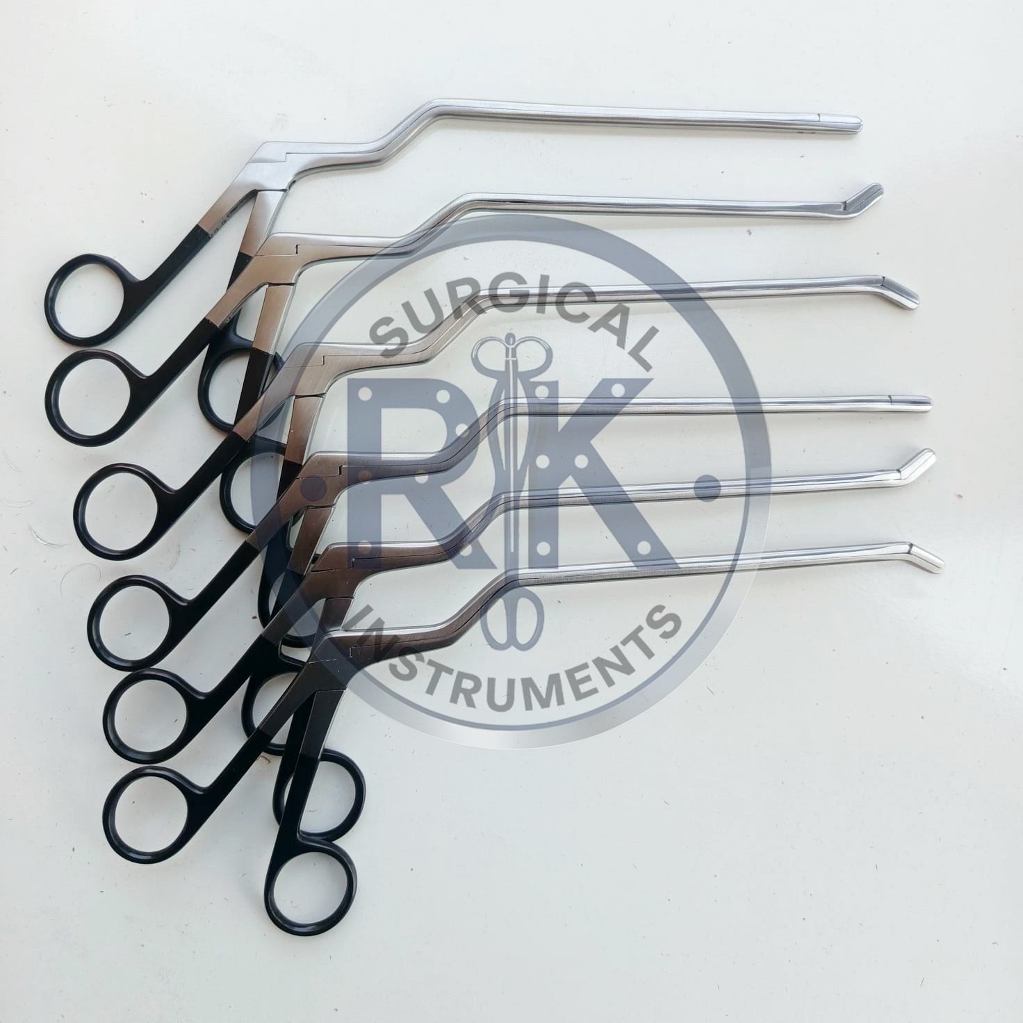 Caspar Intervertebral Bayonet Disc Rongeur set of 6 Pcs Orthopedic Spine