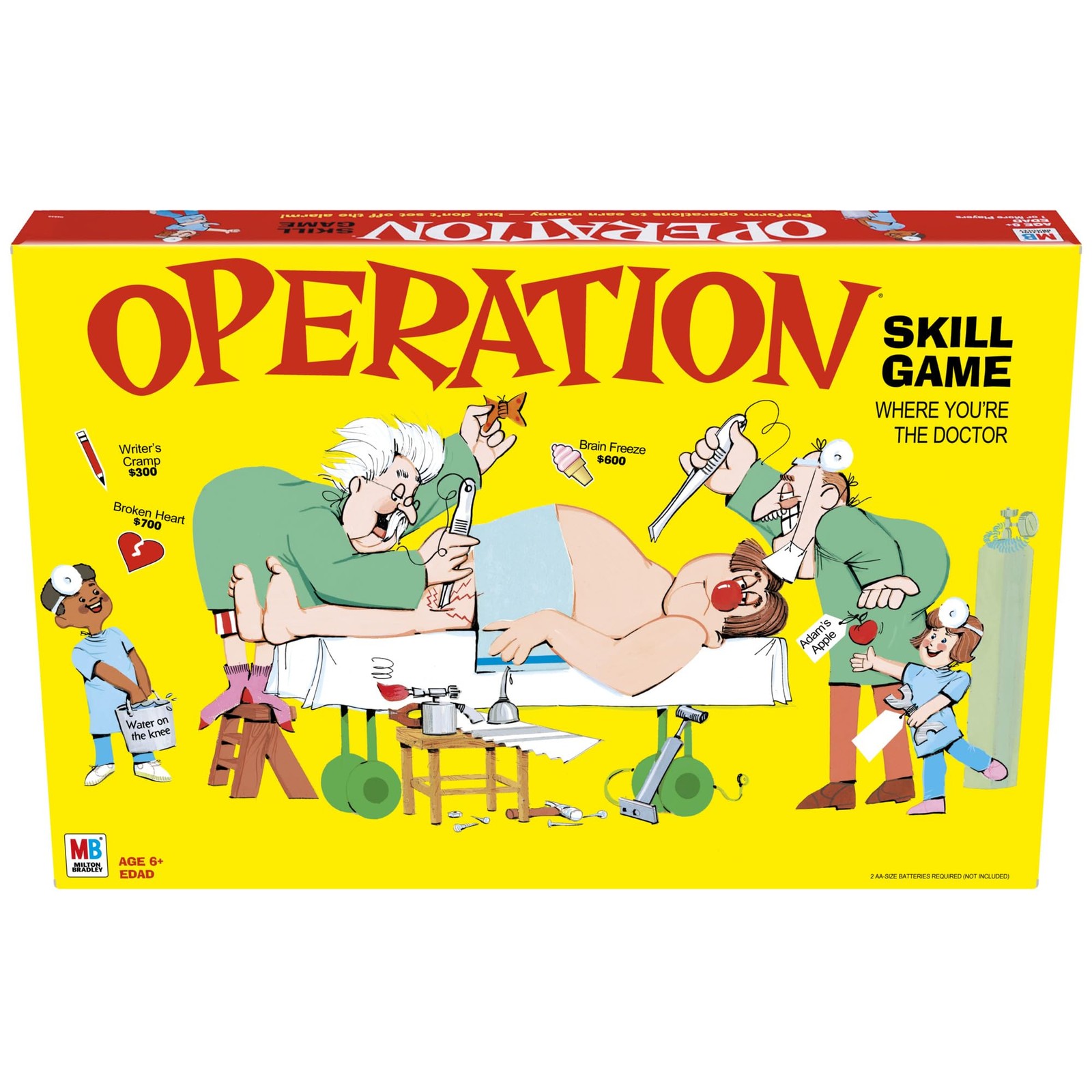 Hasbro Gaming Operation Electronic Board Game, Original version, Multicolor Hasbro Gaming Operation Electronic Board Game, Original version, Multicolor
