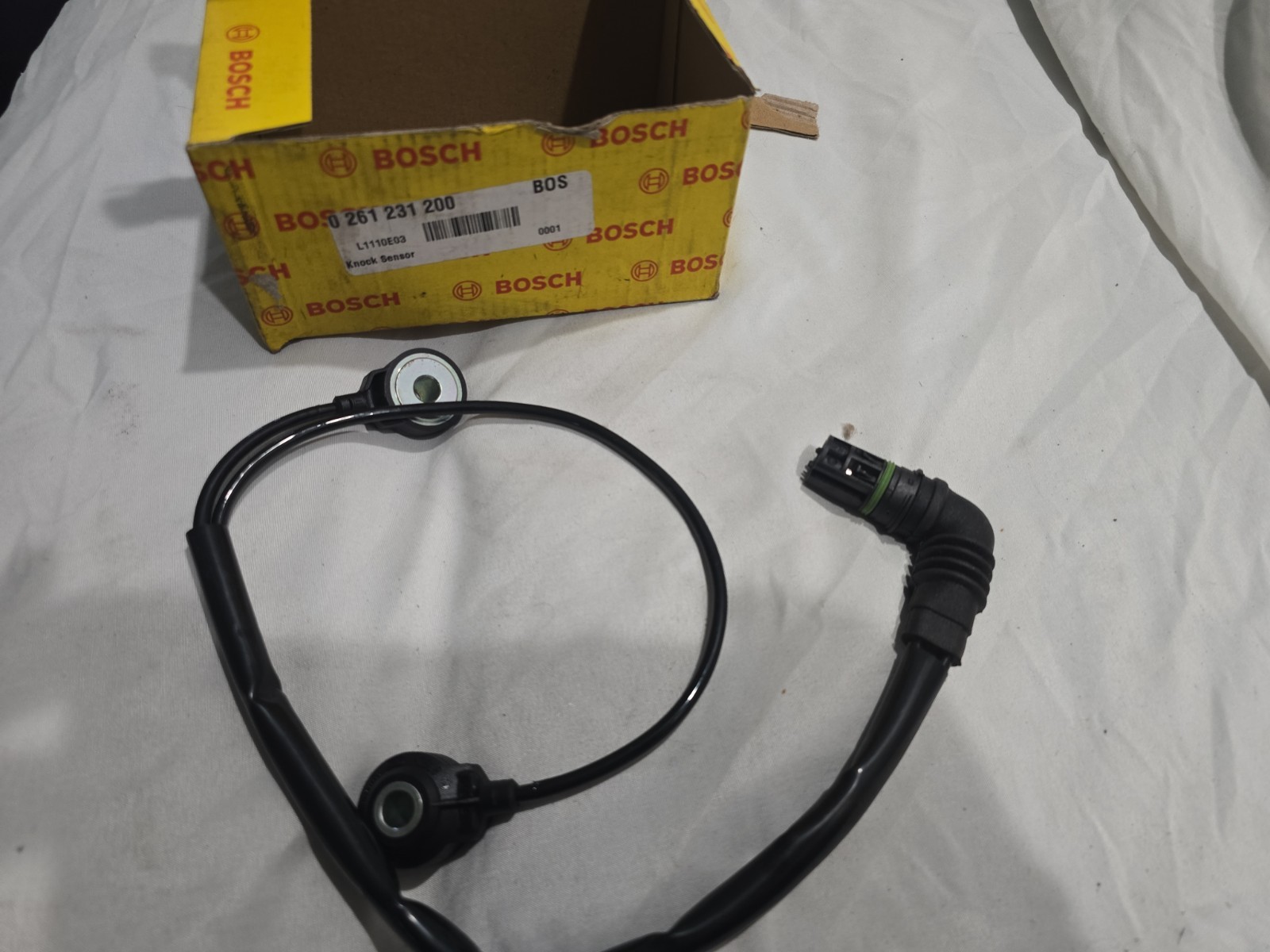 OS Bosch 0261231200 Ignition Knock Sensor Genuine OEM New In Box BMW Land Rover OS Bosch 0261231200 Ignition Knock Sensor Genuine OEM New In Box BMW Land Rover