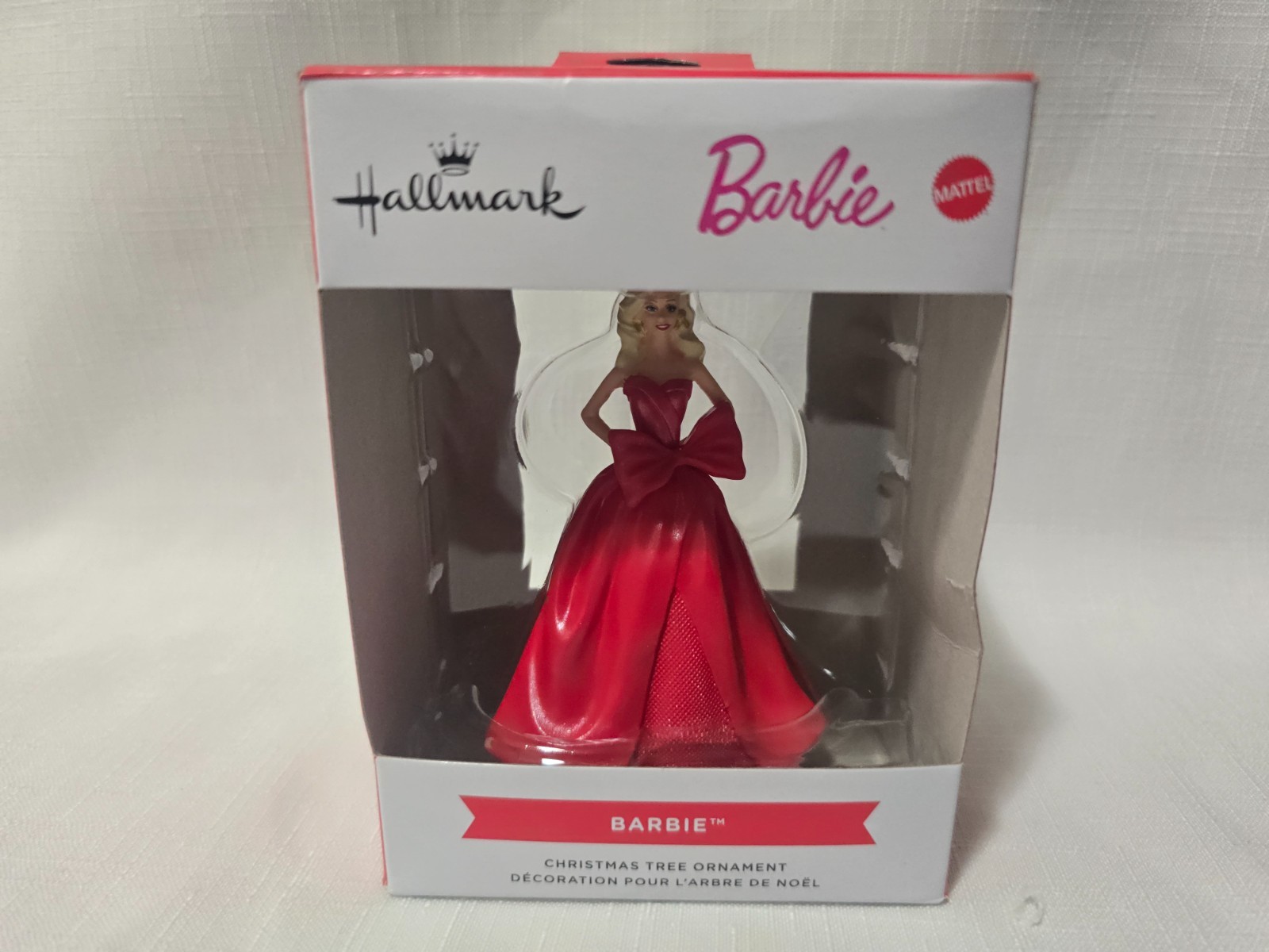 Hallmark 2026 Holiday Barbie Red Box Ornament