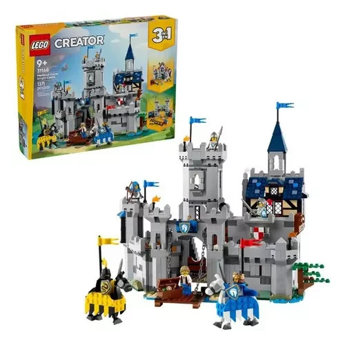 LEGO® Creator 3 in 1 Medieval Horse Knight Castle 31168 Building Set