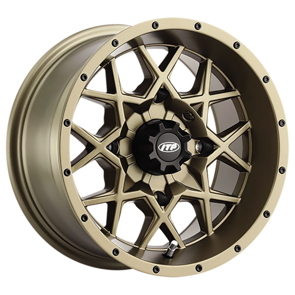 4/156 ITP Hurricane Wheel for ATV/ UTV 14x7 4.0 + 3.0 Bronze