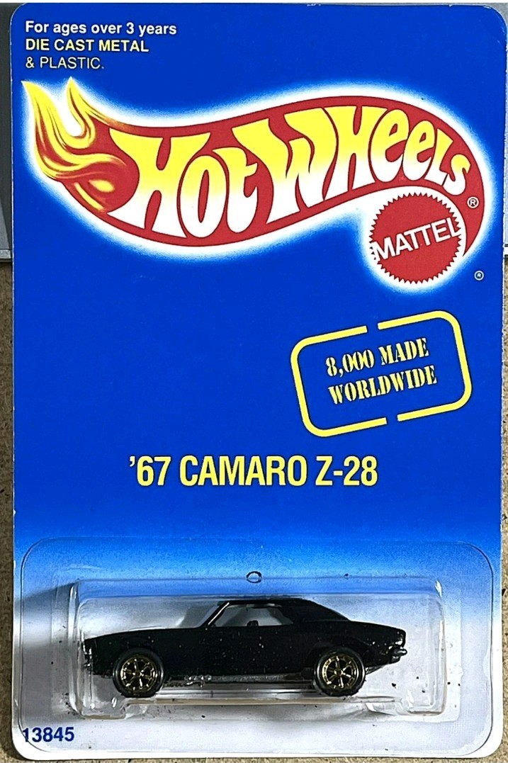 Vintage Hot Wheels Greater Seattle Toy Show (1995) = 1967 Camaro- Vintage Hot Wheels Greater Seattle Toy Show (1995) = 1967 Camaro-