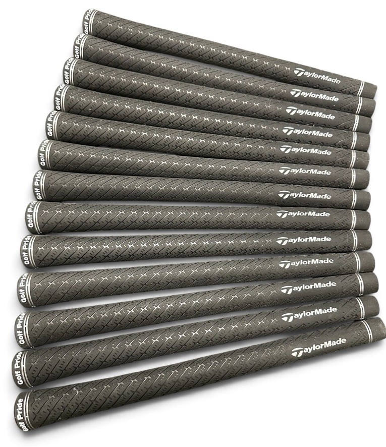 taylormade z grips set of 13 black top silver lettering
