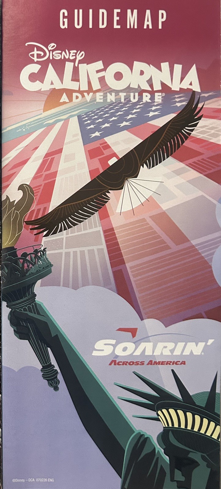 Disneyland DCA California Adventure Park Guide Map 2026 Guidemap Soarin America Disneyland DCA California Adventure Park Guide Map 2026 Guidemap Soarin America