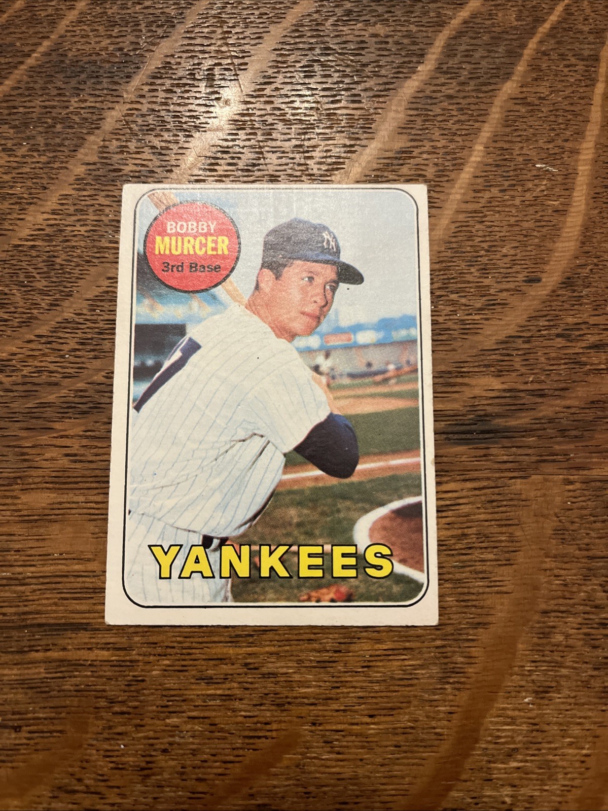 1969 Topps #657 Bobby Murcer High Number Vg-VgEx 1969 Topps #657 Bobby Murcer High Number Vg-VgEx