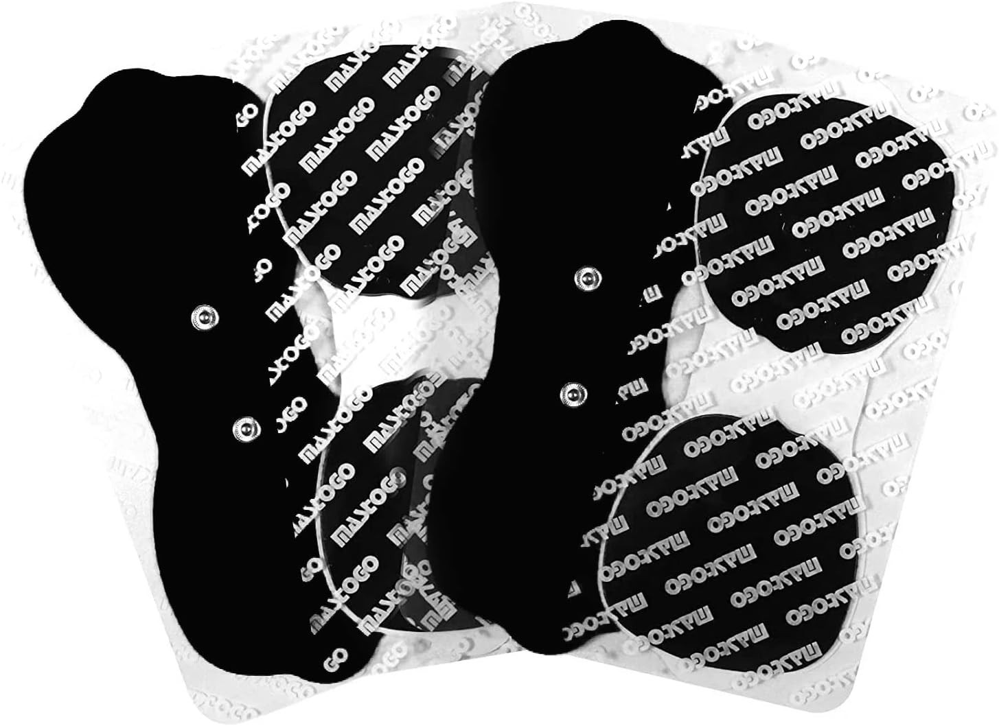 MASTOGO Tens Unit Wireless Electrode Pads, Replacement Pads Black
