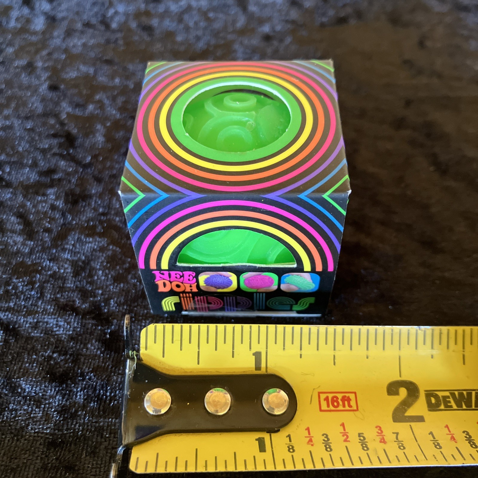 NEEDOH Ripples MINI- Groove Centric Pattern- Green-Sensory Squeeze Toy - NIB NEEDOH Ripples MINI- Groove Centric Pattern- Green-Sensory Squeeze Toy - NIB