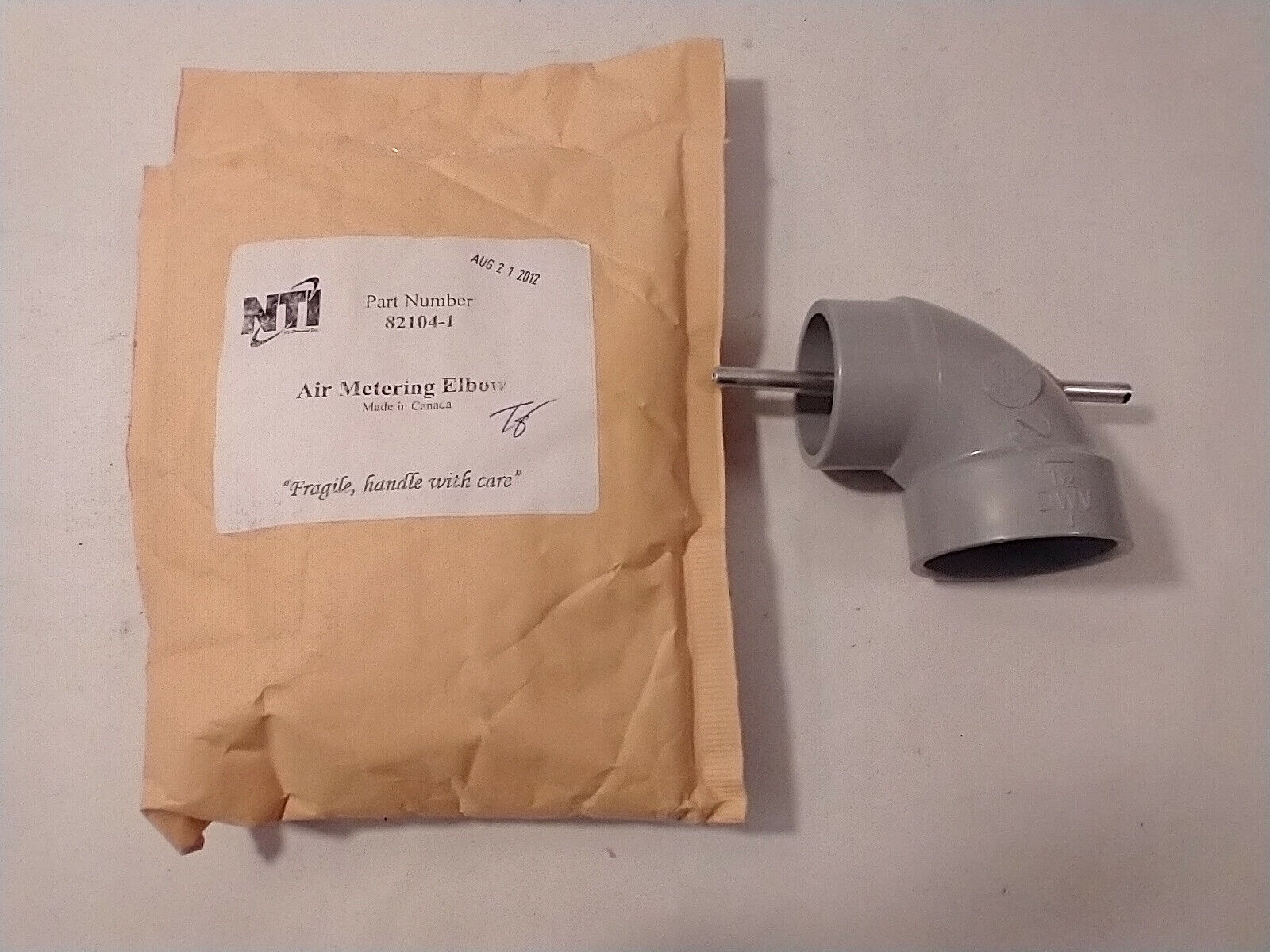 NTI Trinity Inlet Assembly and Air Metering Elbow for Ti100, Ti150, Ti200