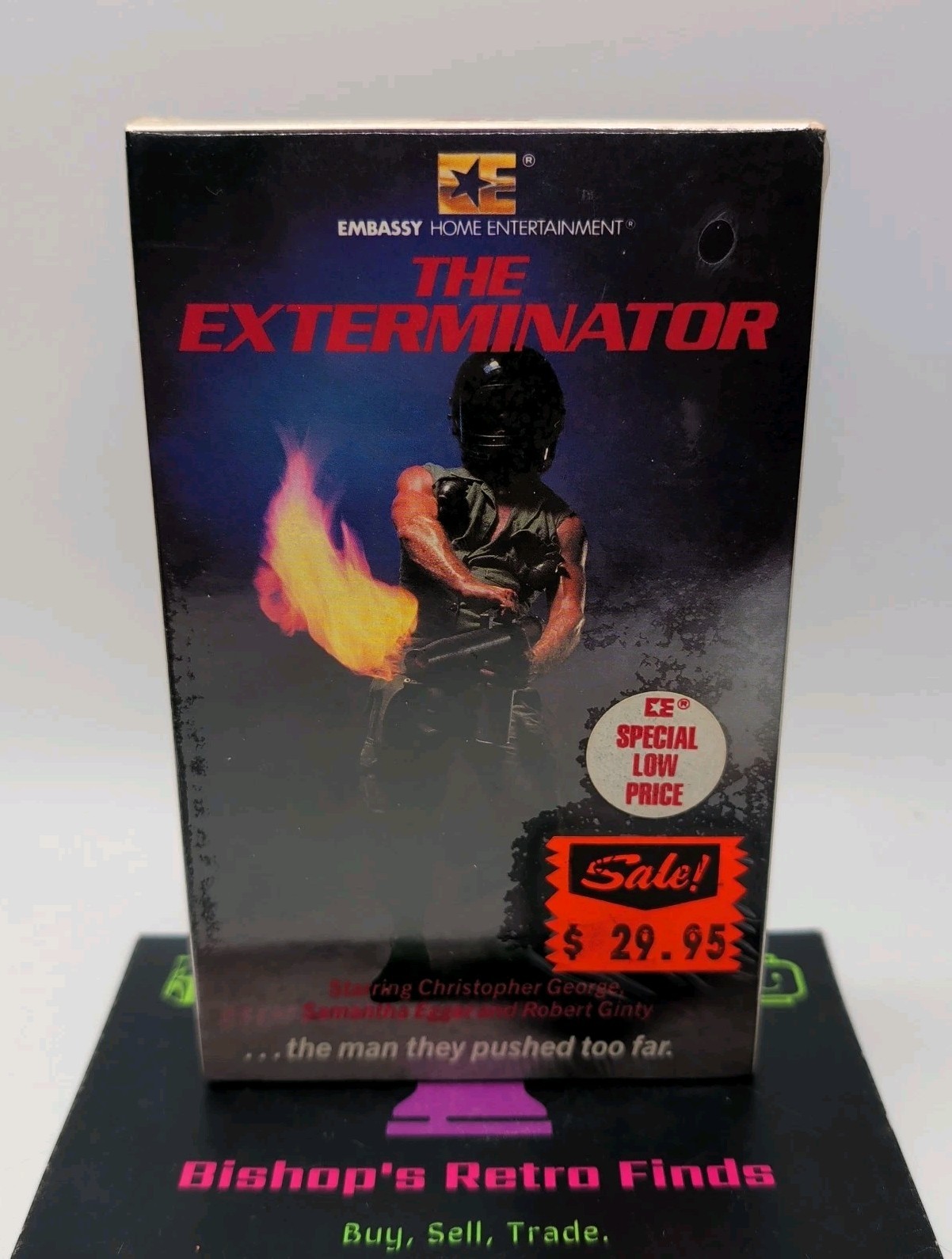 THE EXTERMINATOR (1984) EMBASSY HOME VIDEO #2002 BETAMAX. New Sealed 