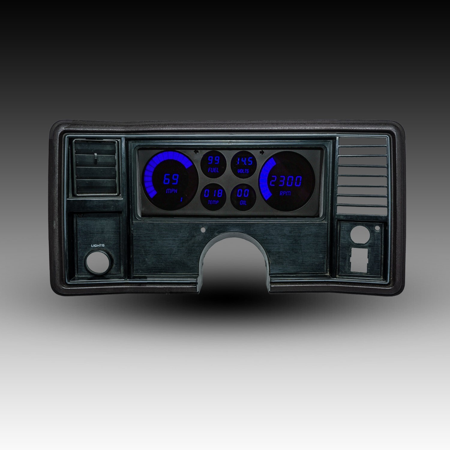 1978-1988 Monte Carlo/El Camino BLUE LEDs Digital Dash Intellitronix DP9002B USA