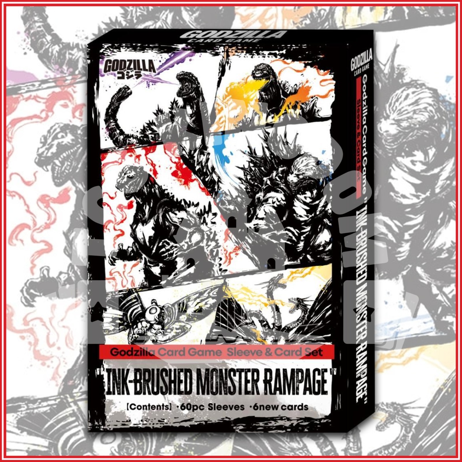 GODZILLA CARD GAME: Ink-Brushed Monster Rampage Box Rampage Factory Sealed