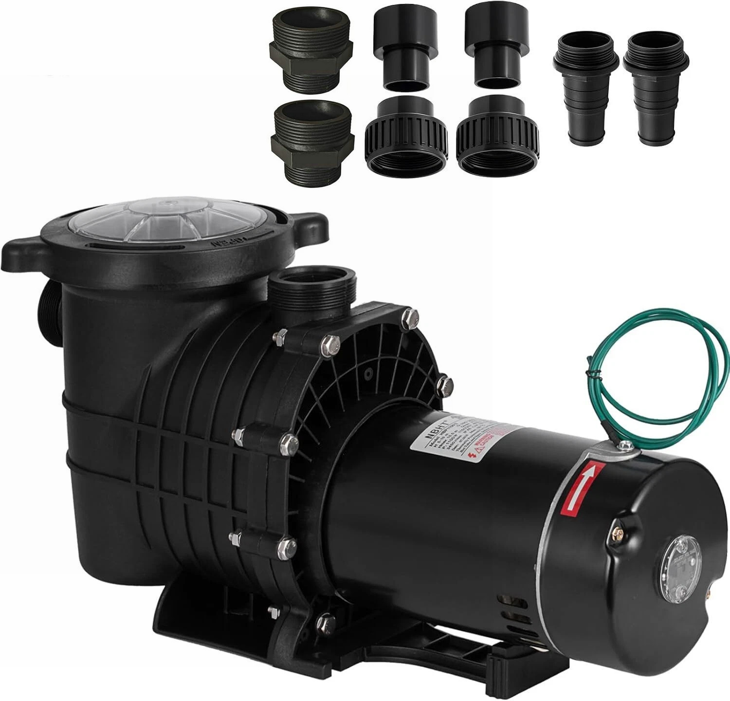 Hayward 2.0HP Swimming Pool Pump In/Above Ground w/ Motor Strainer Filter Basket