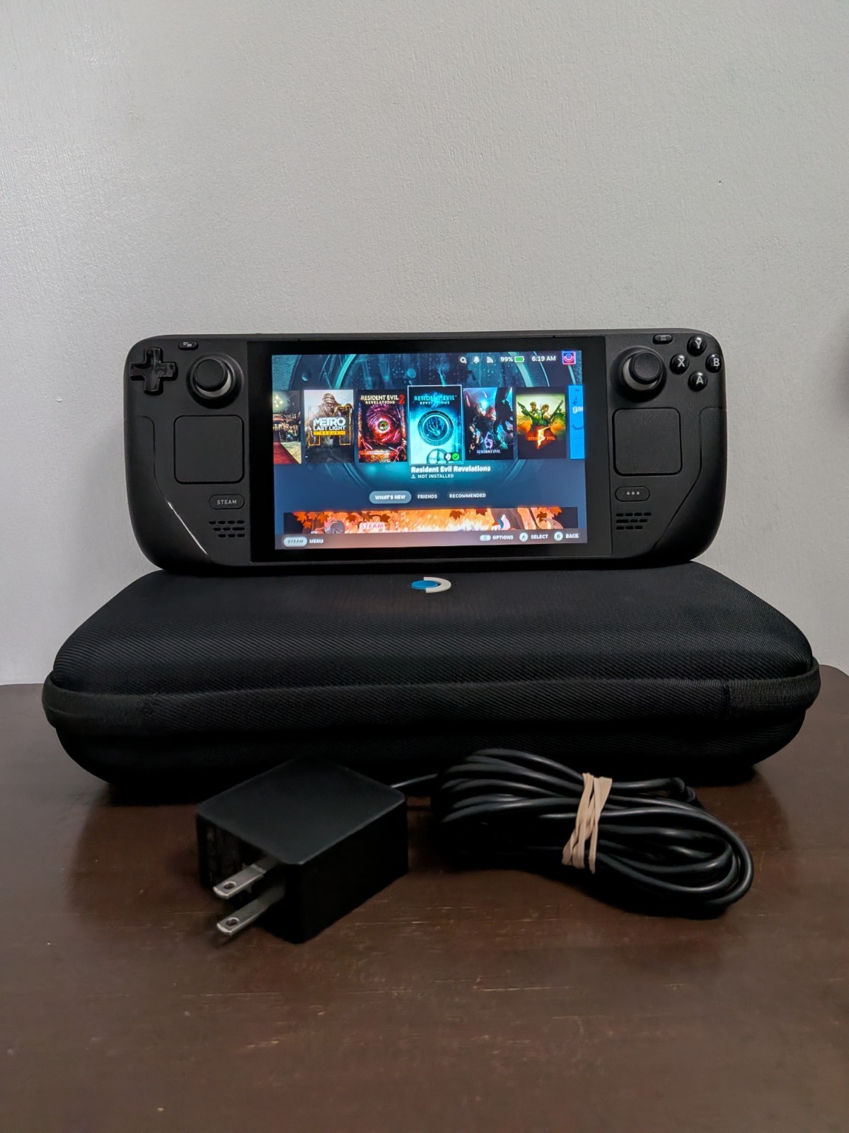 Valve Steam Deck 512GB Matte Etched Anti Glare Screen Charger Case *Exact Pics Valve Steam Deck 512GB Matte Etched Anti Glare Screen Charger Case *Exact Pics