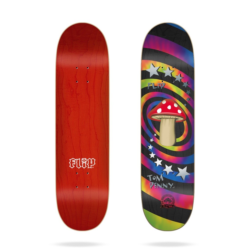Flip Tom Penny Love Shroom 30th Anniversary Mushroom 7.75 Skateboard Deck Flip Tom Penny Love Shroom 30th Anniversary Mushroom 7.75 Skateboard Deck