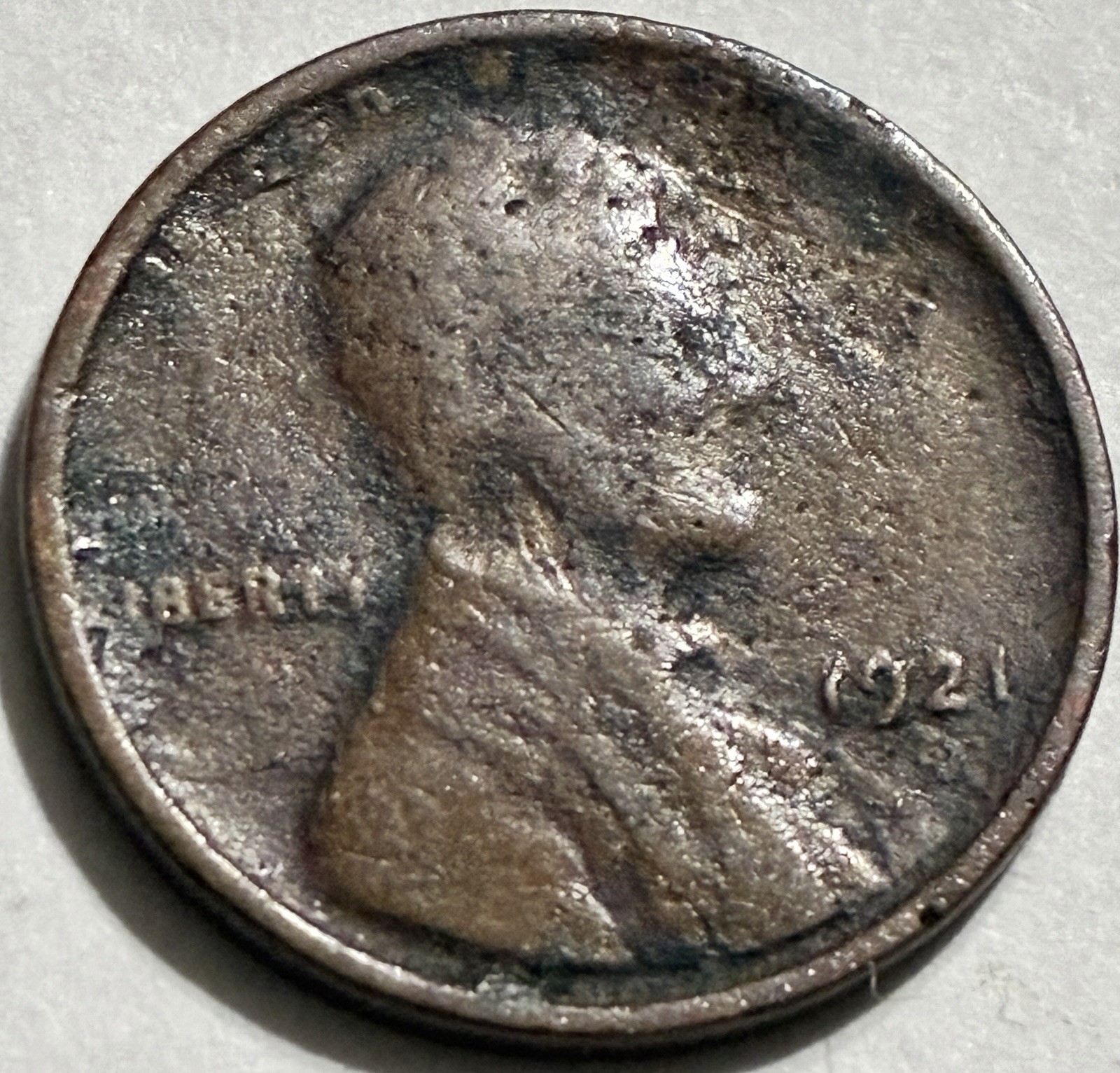 1921-S Wheat Cent Semi-Key Low Grade Cull 105 Yr Old - BN3686 