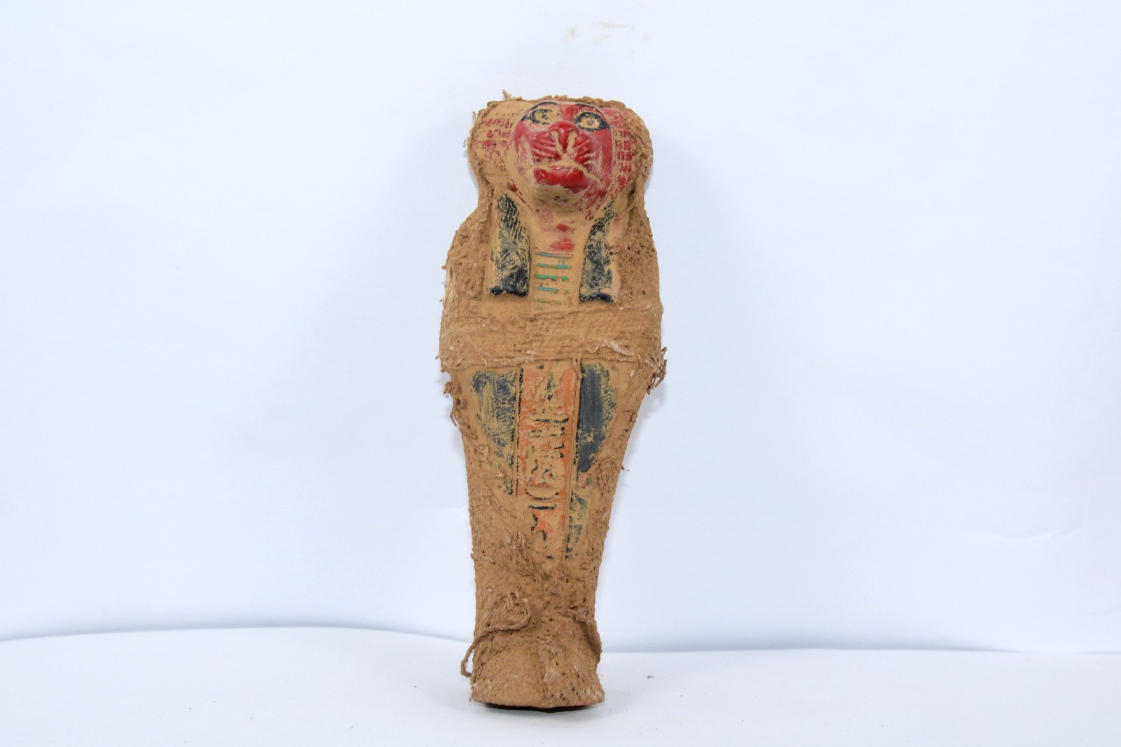Rare Ancient Egyptian Antique Mummified Ushabti Statue of Thoth BC Pharaonic Era