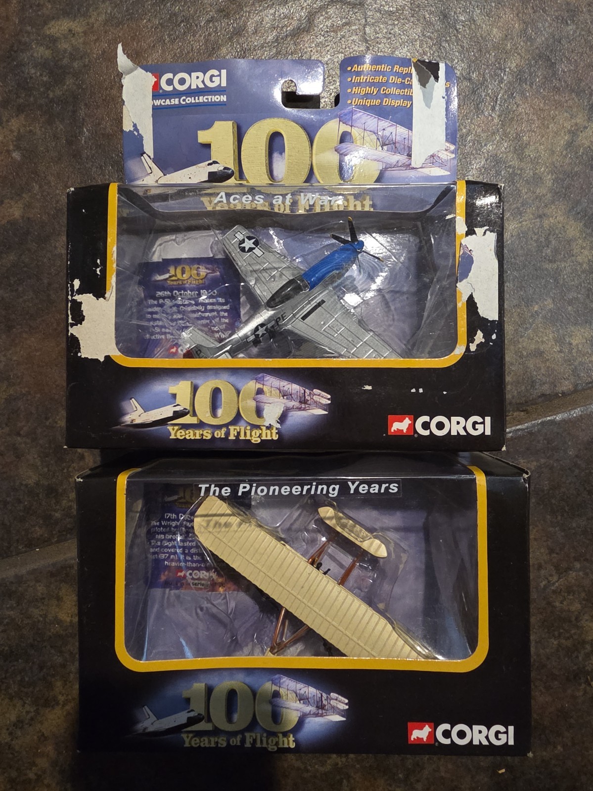 Corgi 100 Years Of Flight Model Planes, The Pioneering Years & Aces Of War NIB Corgi 100 Years Of Flight Model Planes, The Pioneering Years & Aces Of War NIB