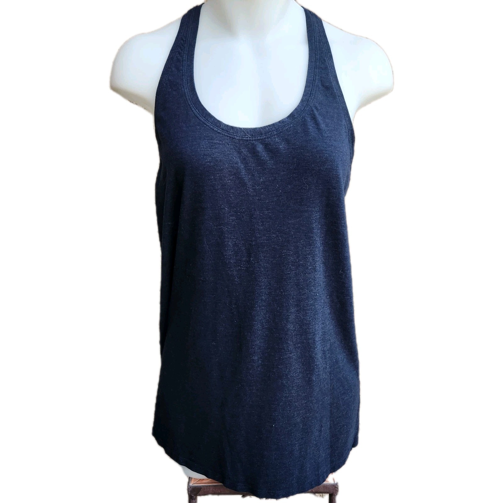 Lululemon Basic Racerback Tank Top Pima Cotton loose fit, Charcoal, 8 Lululemon Basic Racerback Tank Top Pima Cotton loose fit, Charcoal, 8