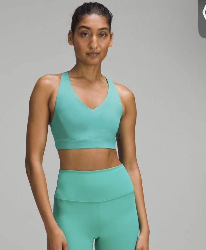 Lululemon Size 8 Envital Bra *Medium Support B/C Cup Kelly Green EUC