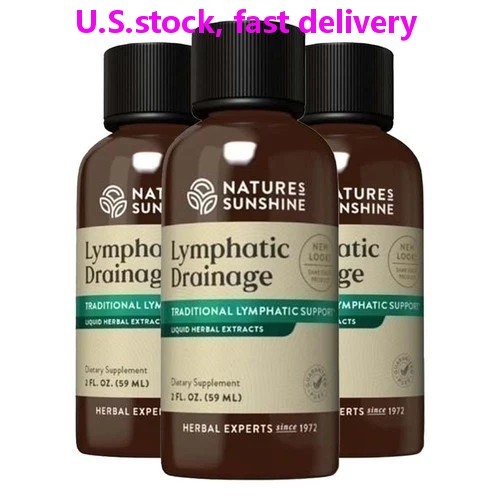 NEW 3PCS Nature's Sunshine Lymphatic Drainage - Immune Support, Cleanse & Detox