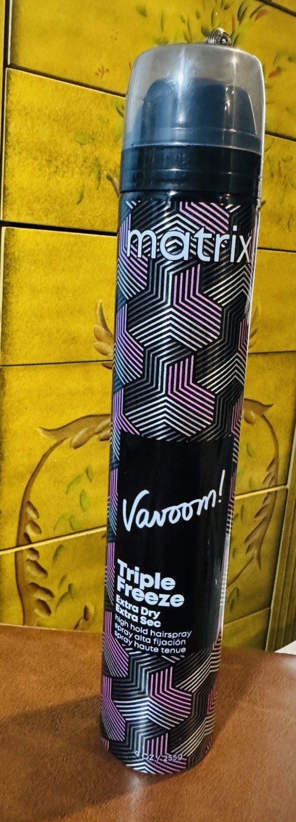Matrix Vavoom triple freeze extra dry high hold hairspray 9oz  hair 