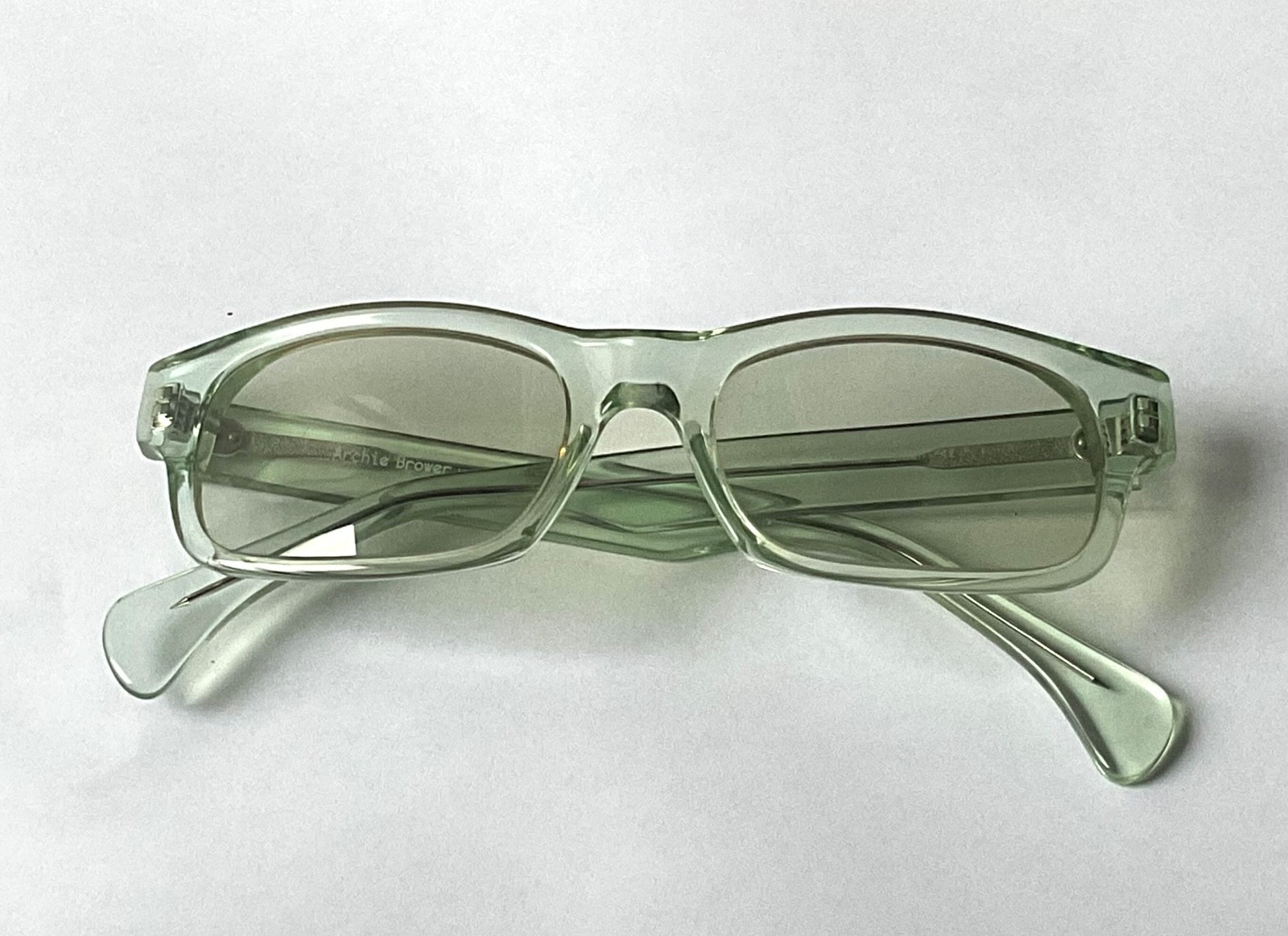 Archie Brower “Luke” Eyeglasses Mens Green FRAMES ONLY USA 53-18-145 Archie Brower “Luke” Eyeglasses Mens Green FRAMES ONLY USA 53-18-145