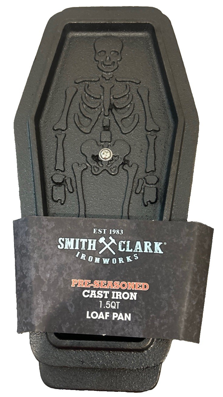 NEW Pre-Seasoned Cast Iron Coffin 1.5QT Loaf Pan Smith & Clark NEW Pre-Seasoned Cast Iron Coffin 1.5QT Loaf Pan Smith & Clark
