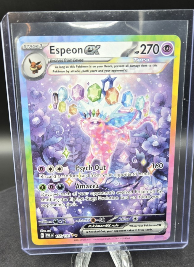 Espeon ex 155/131 Sv: Prismatic Evolutions Holo
