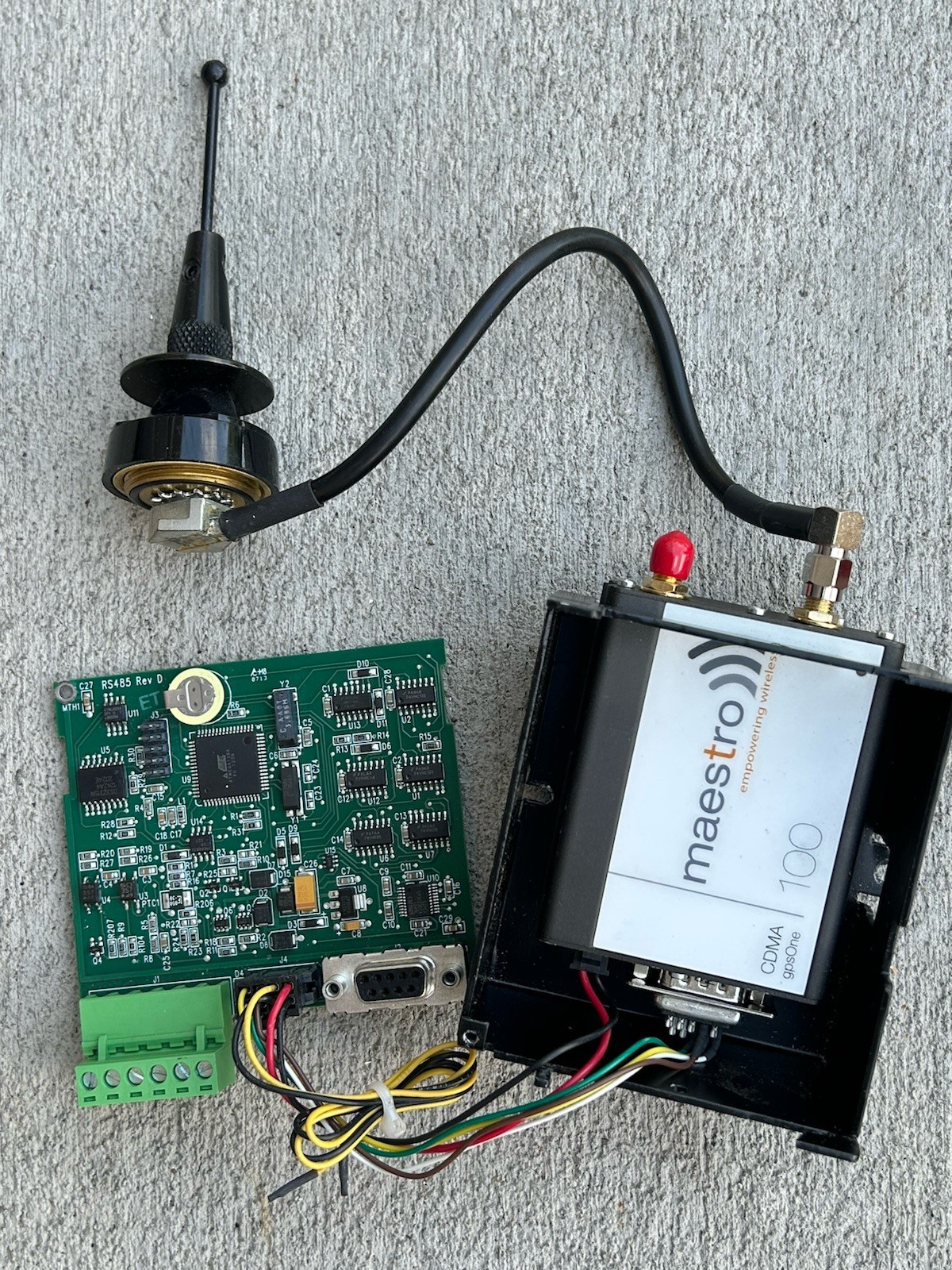 ASSEMBLE RE SMITH IRSFC24H REV-A RS232 RS485 CONVERTER BOARD And Maestro D2SPGER ASSEMBLE RE SMITH IRSFC24H REV-A RS232 RS485 CONVERTER BOARD And Maestro D2SPGER