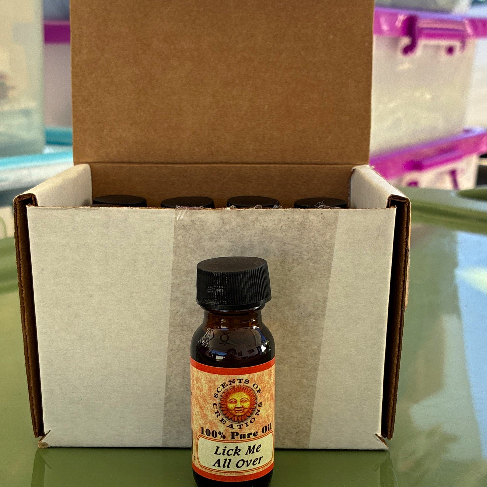 Scents of Creation Lick Me All Over Fragrance Oil 100% Pure Oil 1/2 oz box