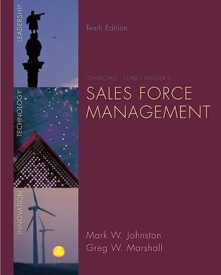 Sales Force Management by Greg W. Marshall and Mark W. Johnston (2010,...