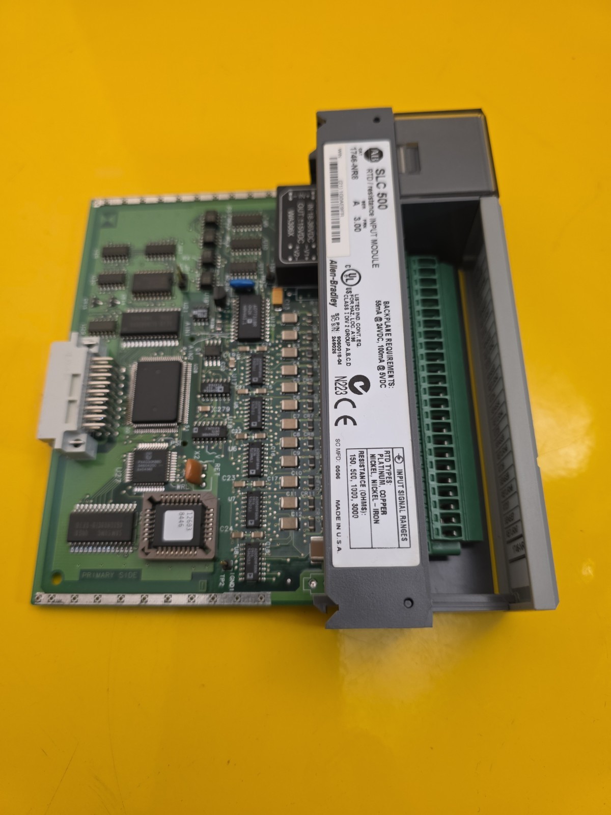 Allen-Bradley 1746-NR8 SLC 500 Input Module RTD resistance Analog Allen-Bradley 1746-NR8 SLC 500 Input Module RTD resistance Analog