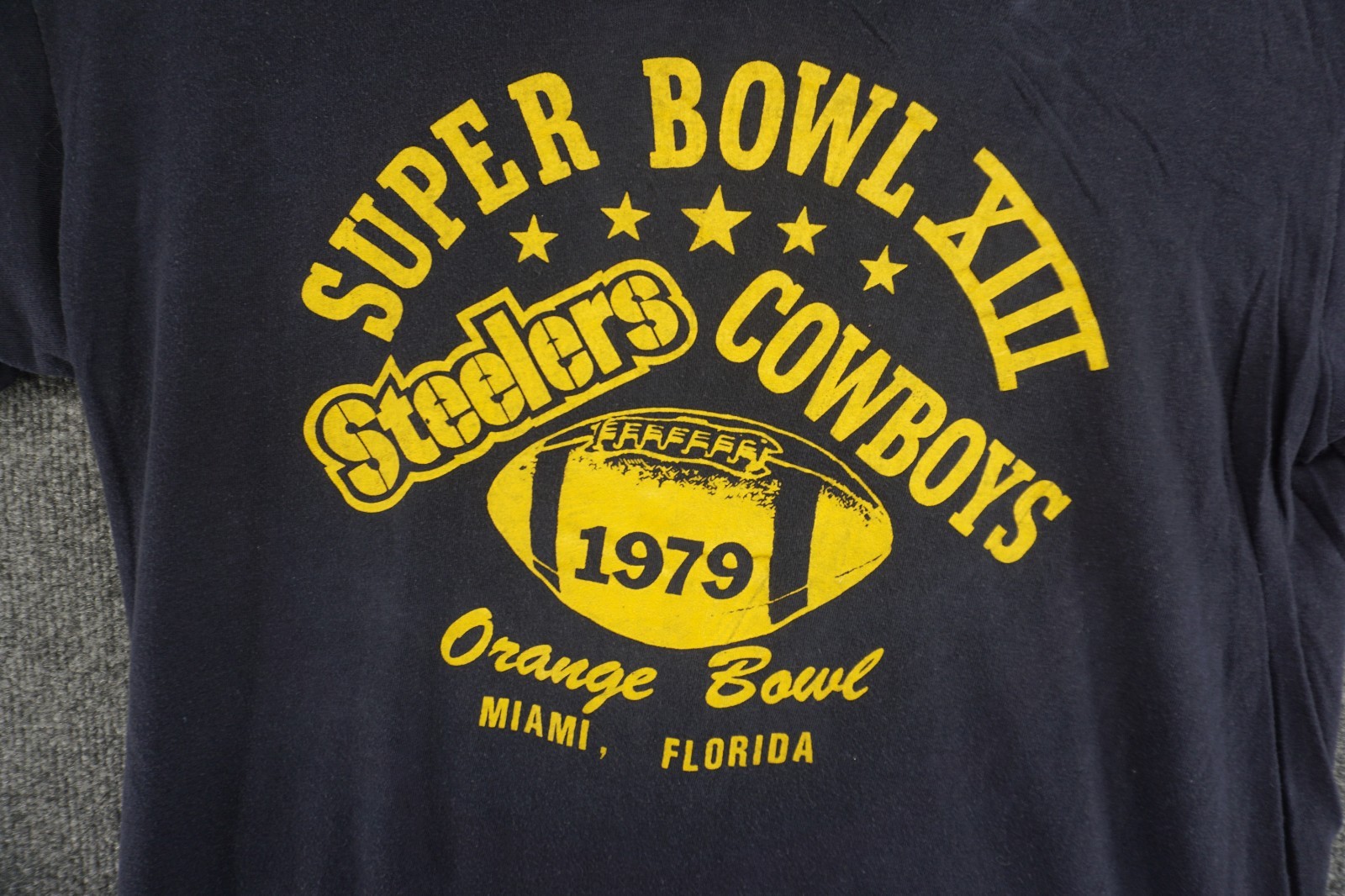 Vintage 1979 Super Bowl XIII T Shirt Sport-T by Stedman XL Fits M/L Steelers Vintage 1979 Super Bowl XIII T Shirt Sport-T by Stedman XL Fits M/L Steelers