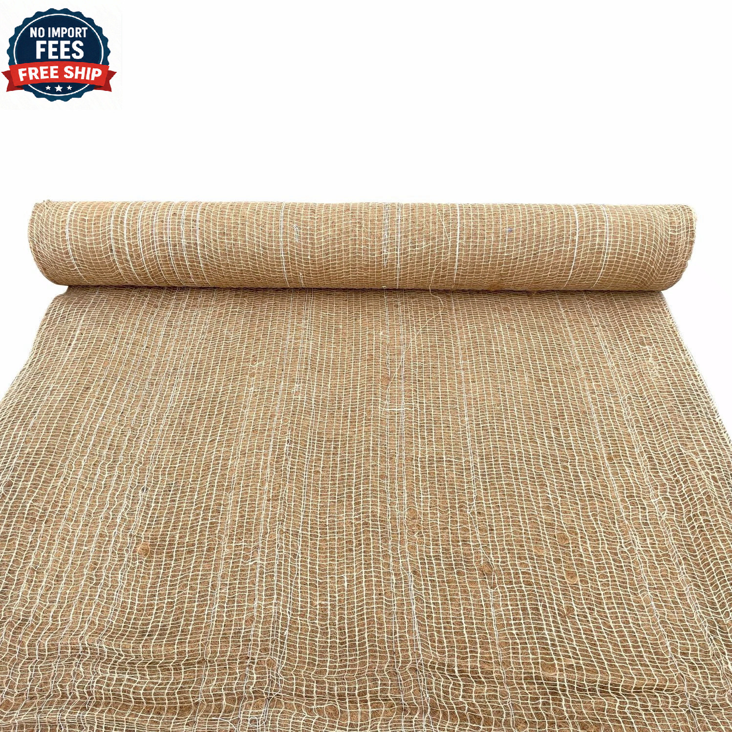 Sandbaggy Coconut Erosion Control Blanket - Steep Slopes (1:1), Soil Retention Sandbaggy Coconut Erosion Control Blanket - Steep Slopes (1:1), Soil Retention