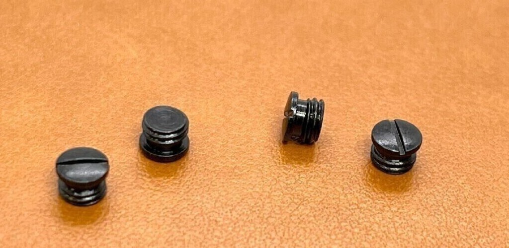 4 Pack® WINCHESTER MODEL 70 REMINGTON 700 RECEIVER PLUG FILLER SCREWS BLUE (6) 4 Pack® WINCHESTER MODEL 70 REMINGTON 700 RECEIVER PLUG FILLER SCREWS BLUE (6)